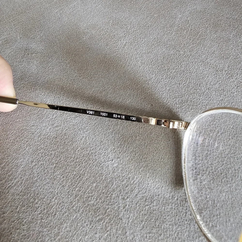 Valentino Elegant Gold Italy Chic‎ Classy Frame Glasses